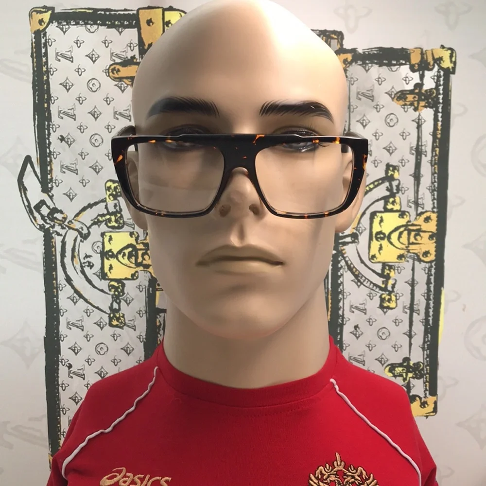 New Authentic Gucci Tortoiseshell Square Glasses GG1040o 002